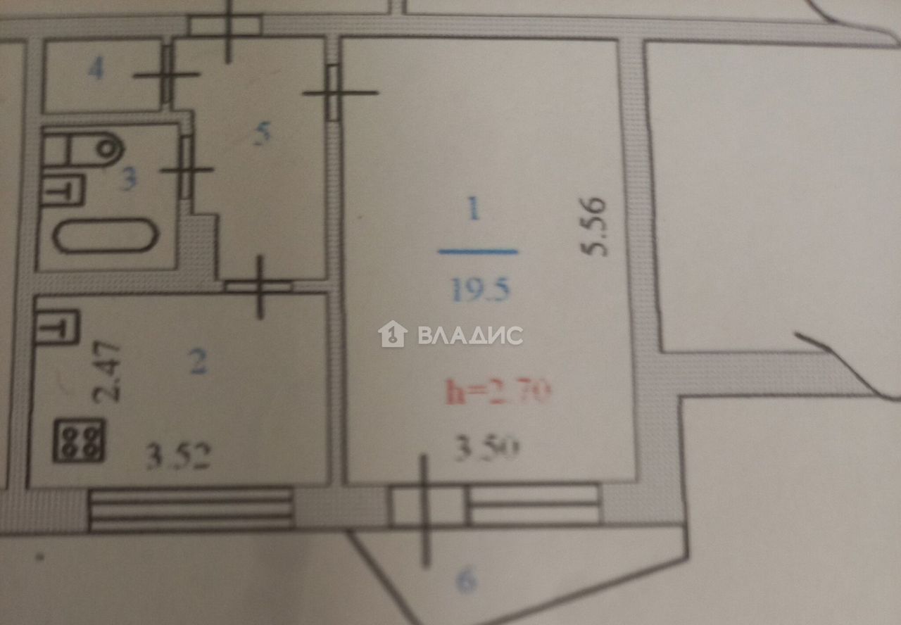 квартира г Пенза Пенза-4 ул Ладожская 123 р-н Октябрьский фото 15