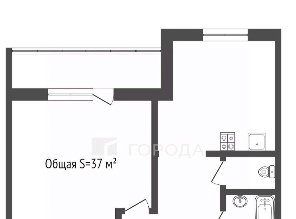 квартира г Барнаул р-н Индустриальный ул Власихинская 65ак/2 фото 19