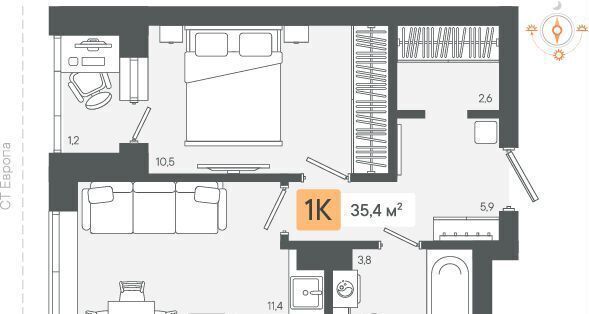 квартира г Березовский пер Короткий жилые дома фото 19