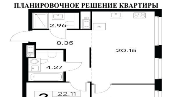 квартира г Санкт-Петербург метро Приморская Глоракс Василеостровский жилой комплекс фото 4