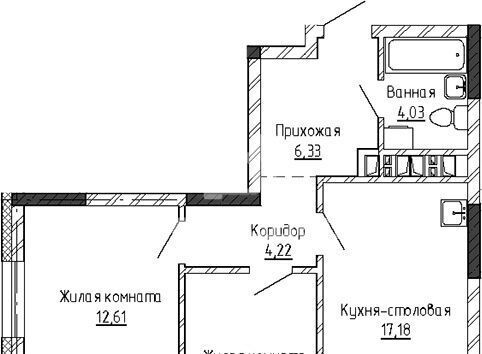 квартира г Екатеринбург б-р Владимира Белоглазова 5 Проспект Космонавтов фото 1