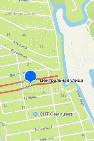 снт Семицвет ул Центральная сельсовет, Кудряшовский фото