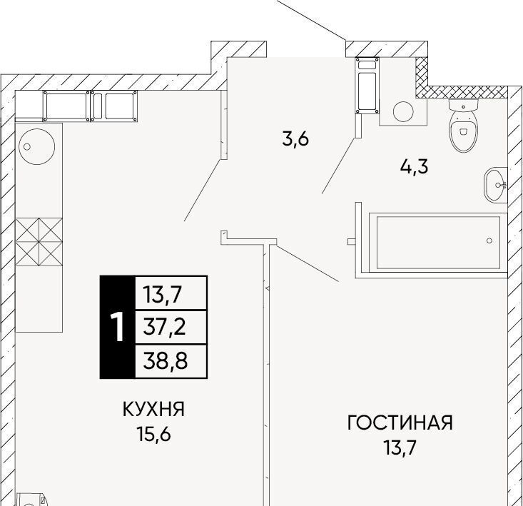 квартира г Ростов-на-Дону р-н Кировский ЖК Левобережье фото 1