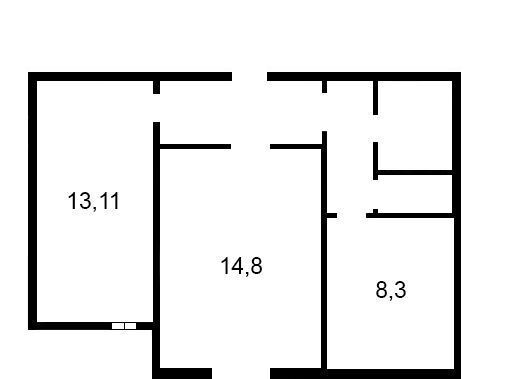 квартира г Рязань р-н Октябрьский ул Новоселов 40к/3 фото 2