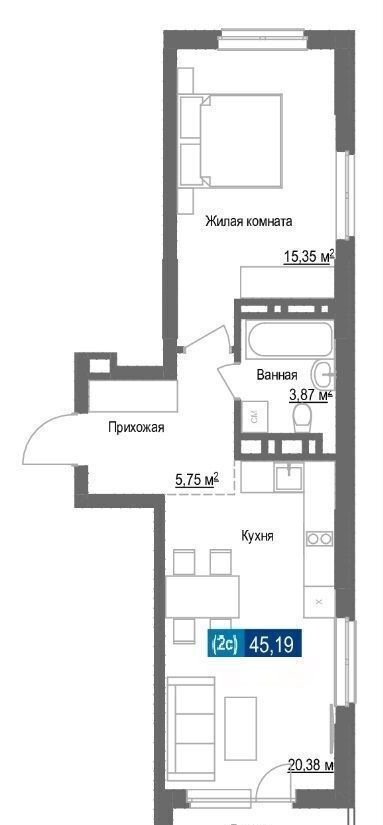 квартира г Новосибирск Заельцовская ул Светлановская 52/3 фото 1