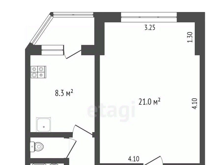 квартира г Сургут ул Быстринская 4 34-й фото 2