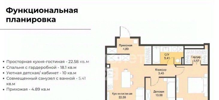 квартира г Москва метро Фили пр-д Багратионовский 5ак/1 фото 8