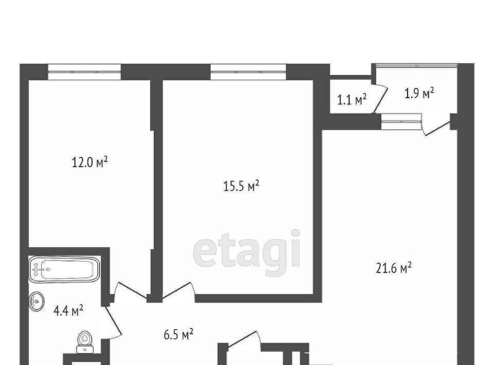 квартира г Тюмень р-н Центральный ул Муравленко 11 фото 3