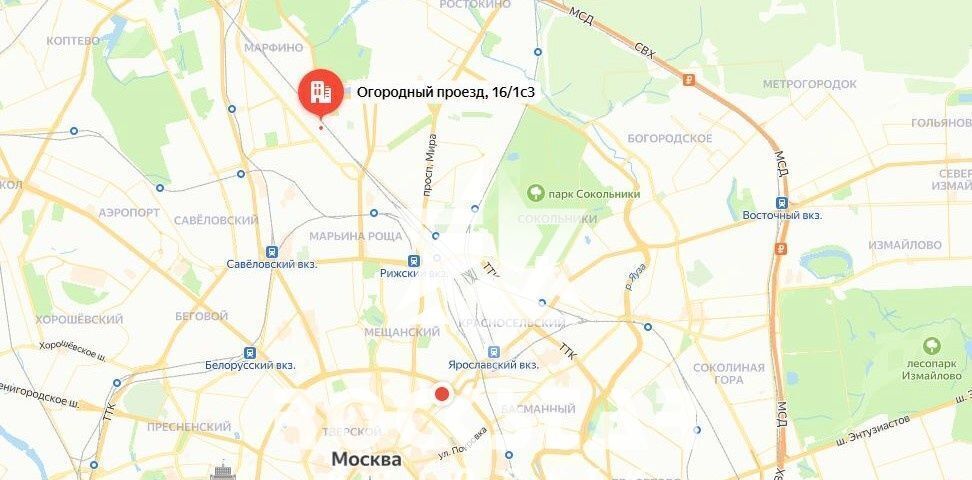 свободного назначения г Москва метро Бутырская проезд Огородный 16/1с 3 муниципальный округ Бутырский фото 4