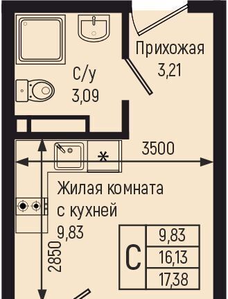 квартира р-н Туапсинский с Небуг Небугское сельское поселение, квартал Спортивный фото 1