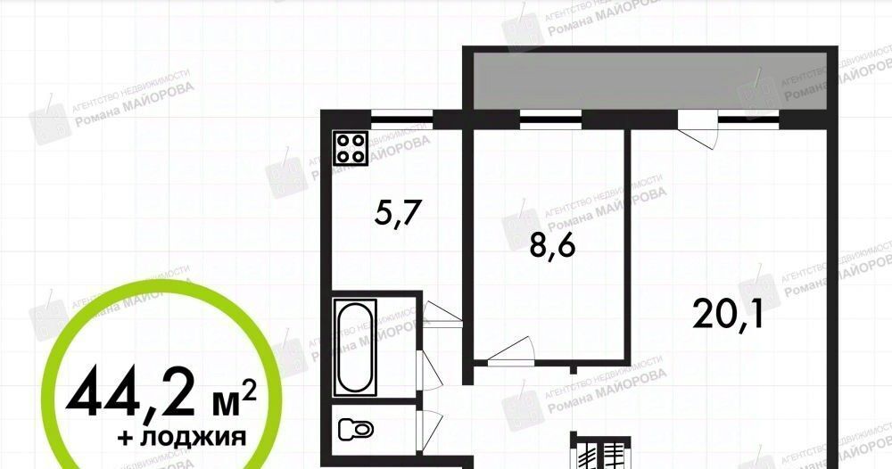 квартира г Калуга р-н Московский ул Московская 225 фото 17