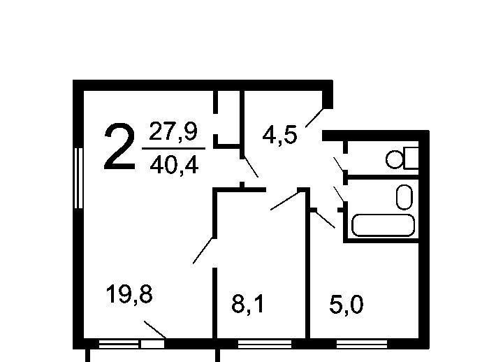 квартира г Москва метро Щукинская ул Гамалеи 10 фото 2