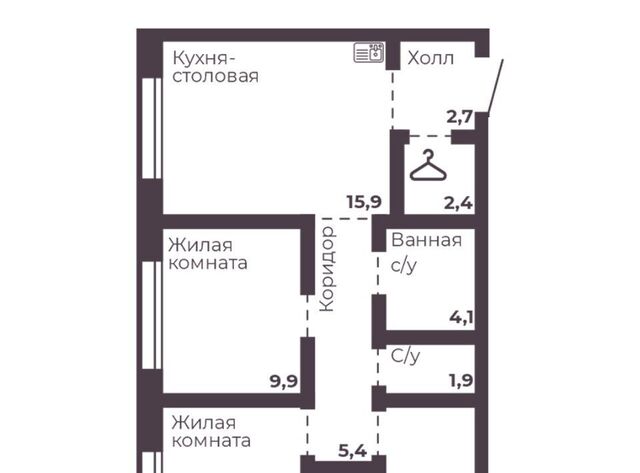 квартира р-н Тракторозаводский ЖК Ленина 4 фото