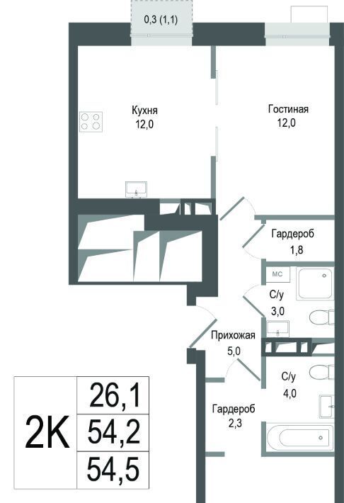 квартира г Королев мкр Первомайский Гольяново фото 1