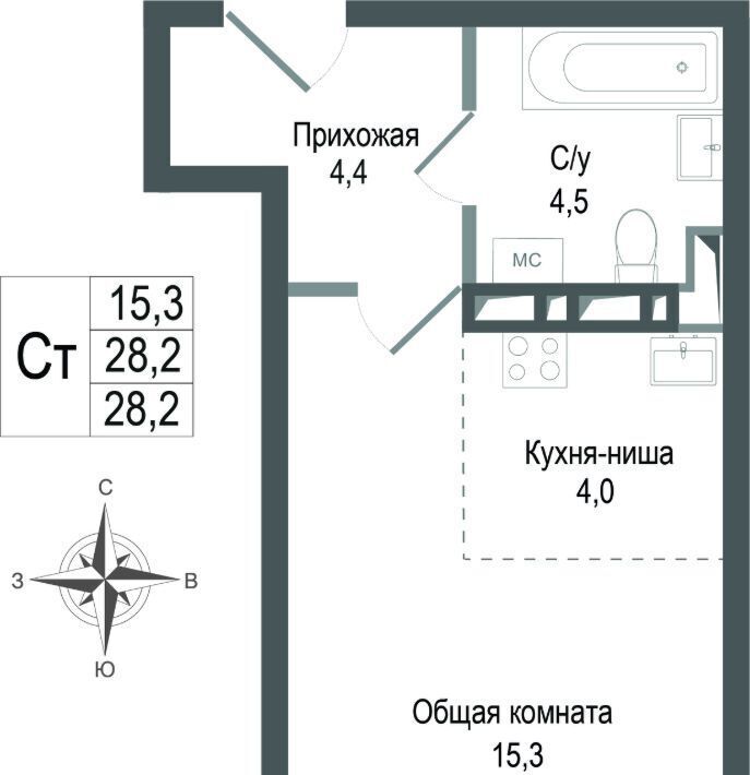 квартира г Королев мкр Первомайский Гольяново фото 1