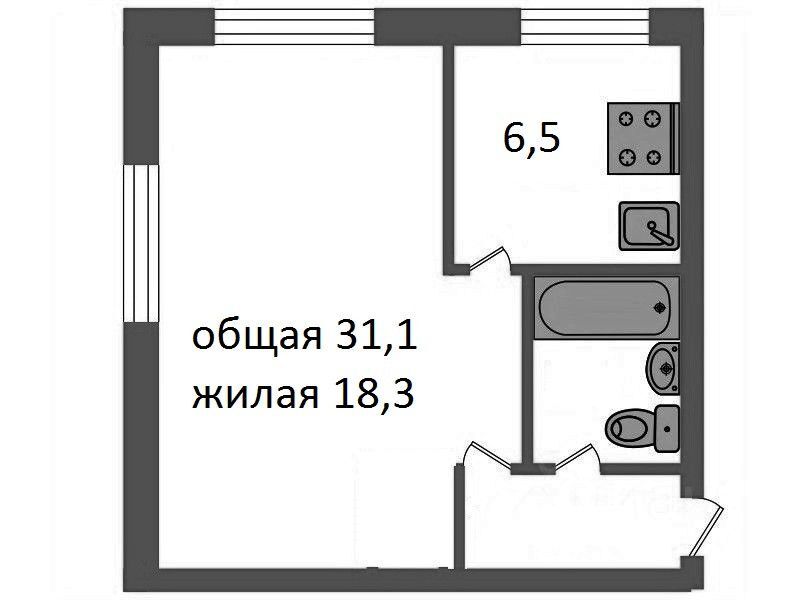 квартира г Санкт-Петербург ул Софьи Ковалевской 5/4 Калининский фото 3