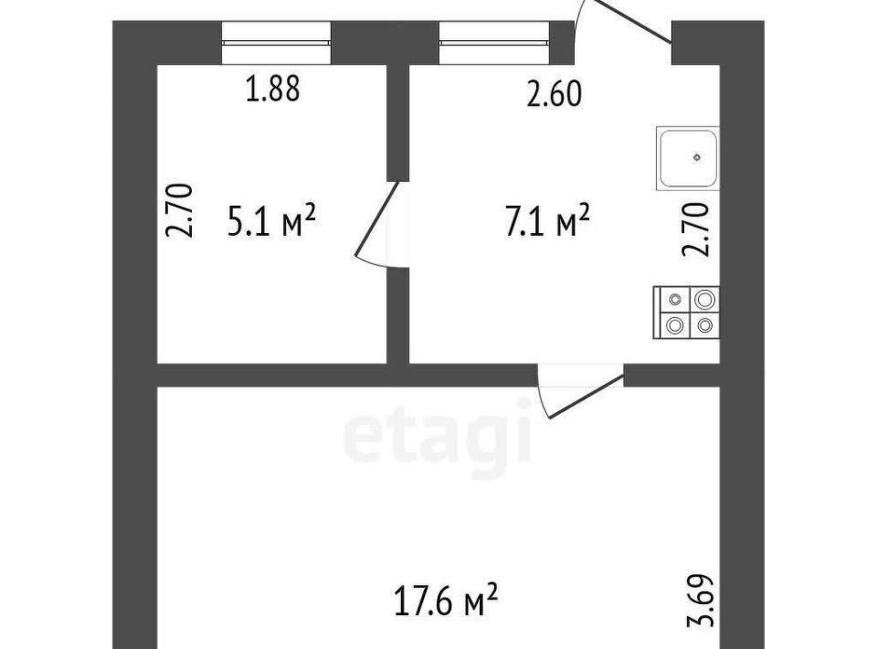 квартира г Ишим ул Калинина фото 2