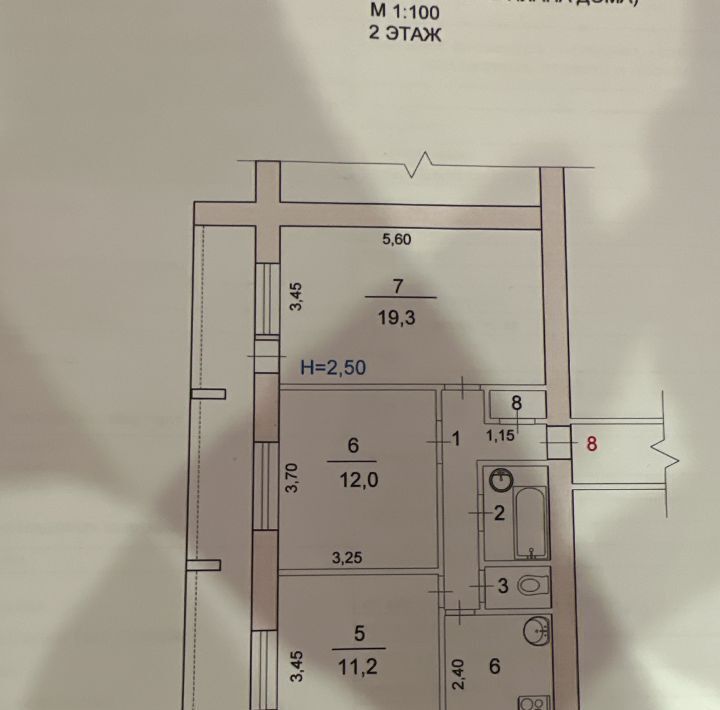 квартира г Волгоград р-н Ворошиловский ул им. Лавочкина 6/1 фото 2