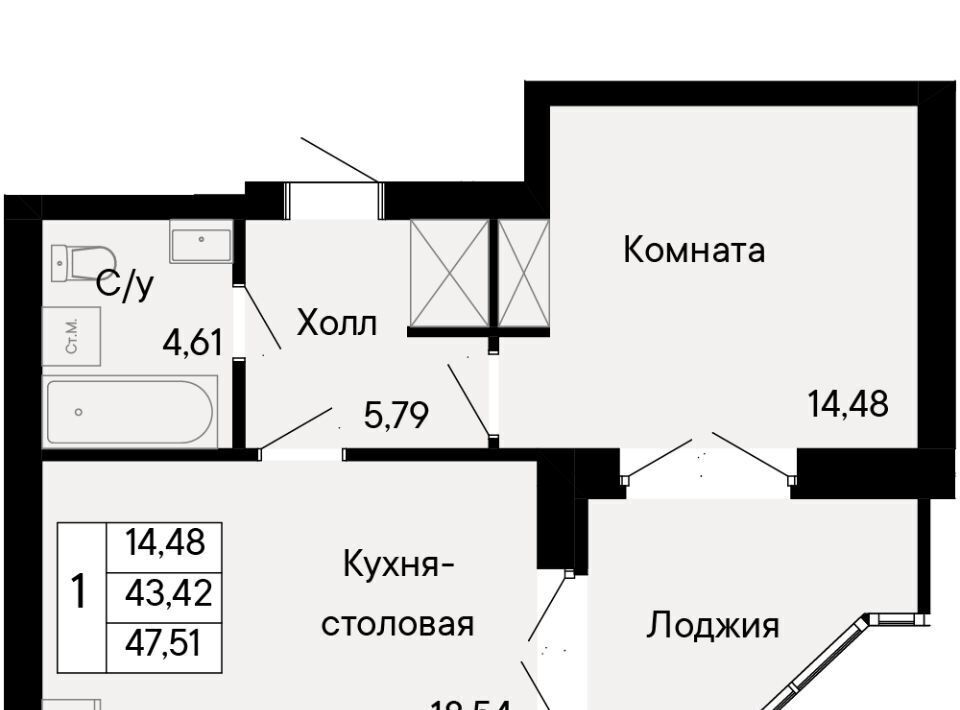 квартира г Ростов-на-Дону р-н Октябрьский Ривьера жилой квартал фото 1