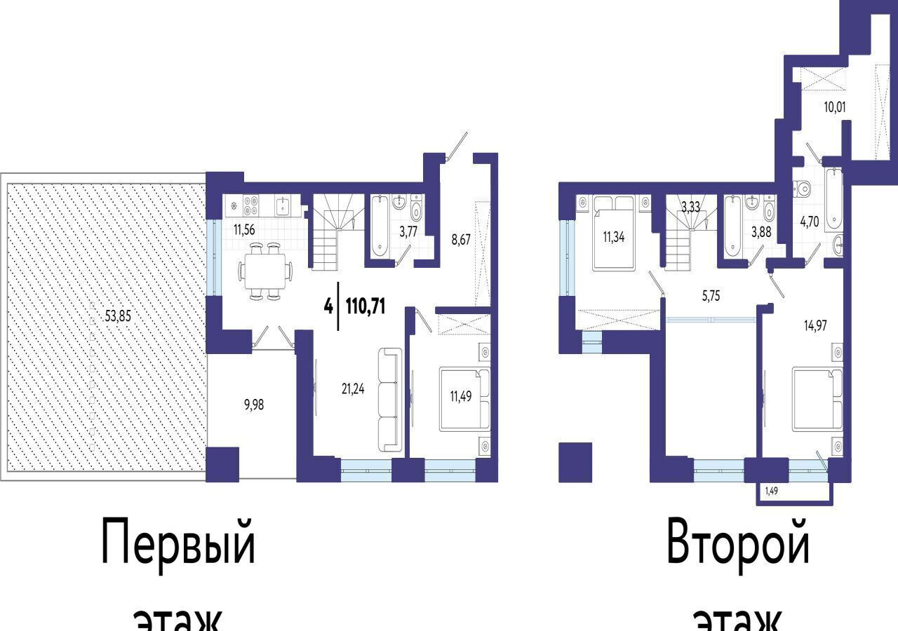 квартира г Тюмень р-н Ленинский ул Малышева 2а корп.1 д. 31 фото 2