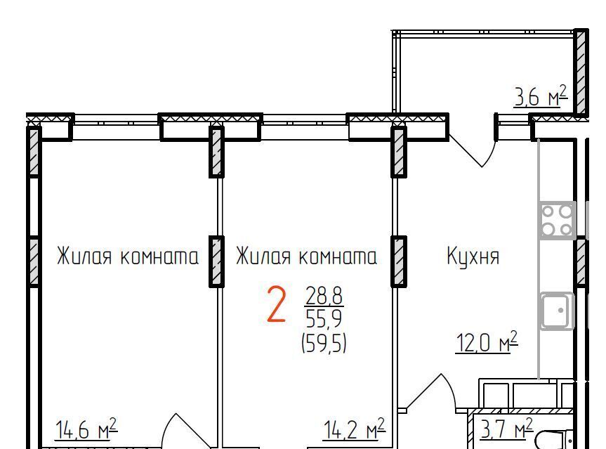квартира г Владимир р-н Фрунзенский ул Добросельская 178 фото 1