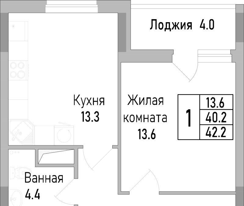 квартира г Липецк р-н Правобережный ЖК «Поколение» фото 1