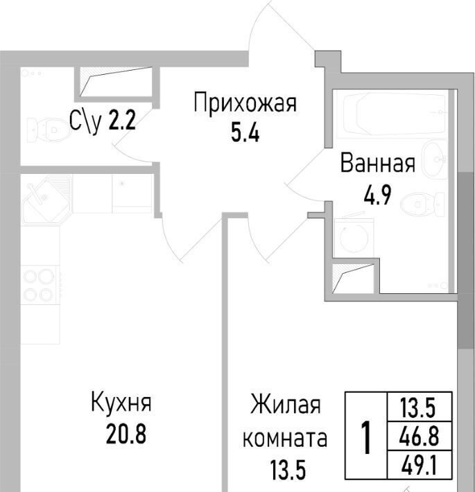 квартира г Липецк р-н Правобережный ЖК «Поколение» фото 1