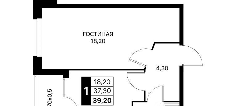 квартира г Ростов-на-Дону р-н Первомайский Смартполет жилой комплекс фото 1