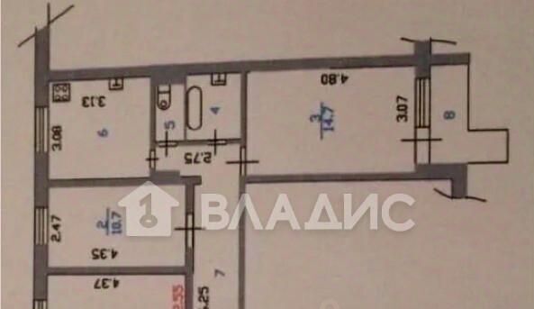 квартира г Пенза р-н Октябрьский пр-кт Строителей 89 Октябрьский район фото 2