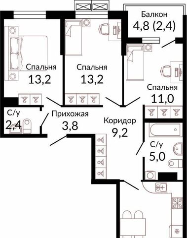 р-н Прикубанский Краснодар, Отражение жилой комплекс фото