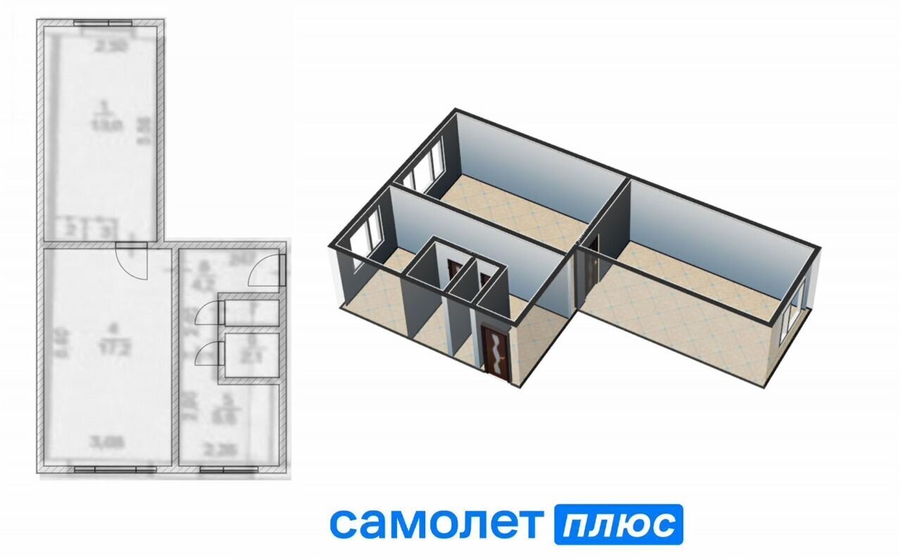 квартира г Кемерово р-н Заводский ул Муромцева 13 фото 2