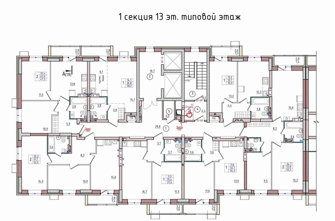 квартира г Волгоград р-н Красноармейский ул им. Голубева 1 фото 2