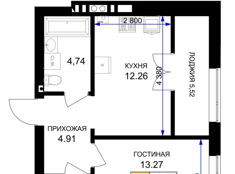 квартира р-н Гурьевский г Гурьевск ЖК «Включи» фото 1