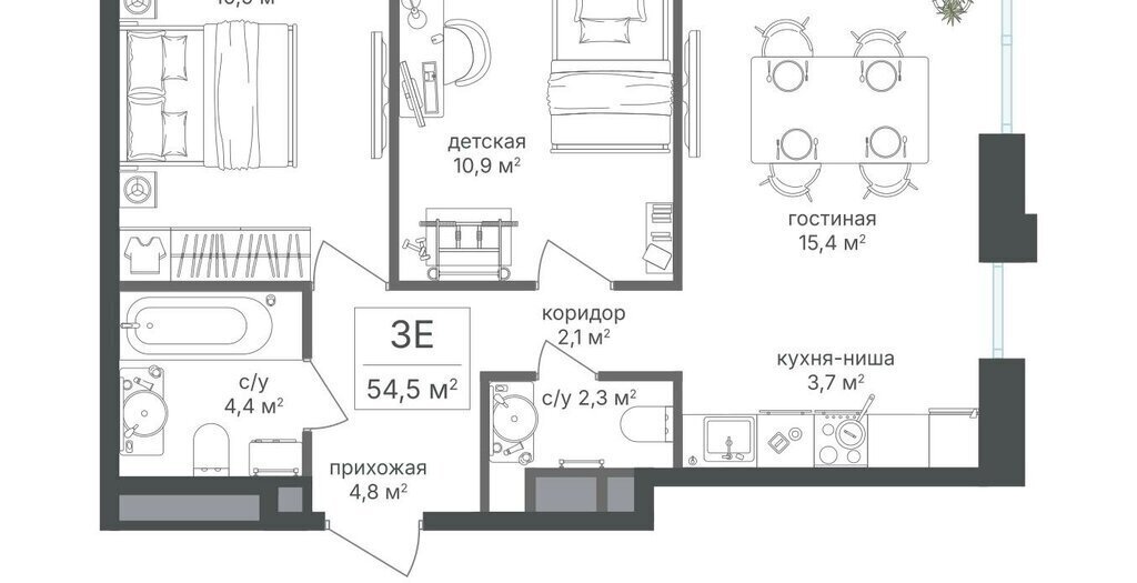 квартира г Москва метро Коптево САО Головинский ЖК «Михалковский» фото 1