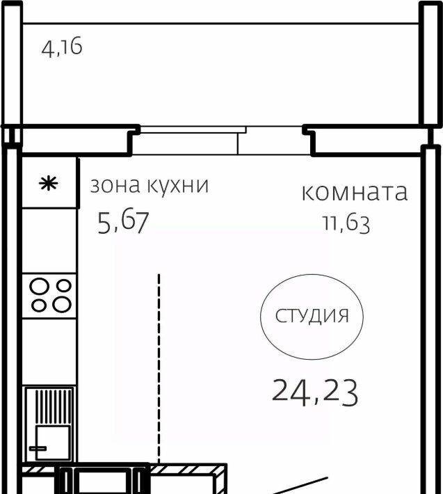 квартира г Челябинск р-н Курчатовский ЖК «Хорошее решение» фото 1