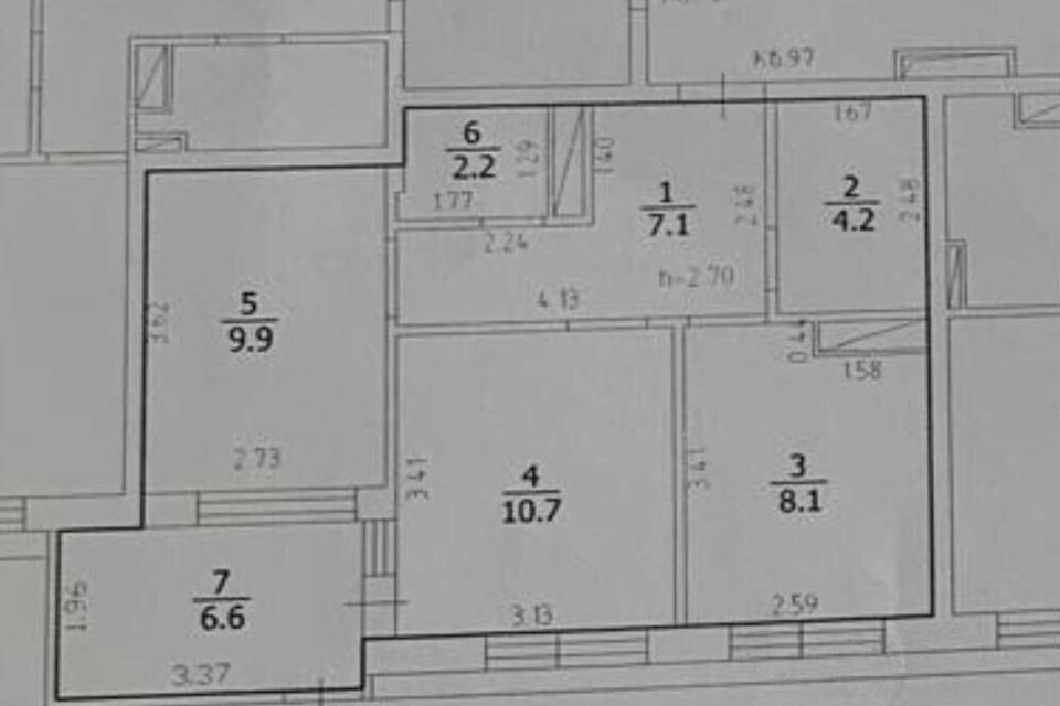 квартира г Краснодар ул Красных Партизан 1/3 8 Краснодар городской округ фото 8