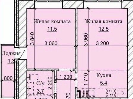 квартира г Барнаул рп Южный ул Герцена 17 фото 1