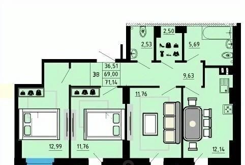 р-н Пролетарский Нахичевань ул 23-я линия 54с/12 фото