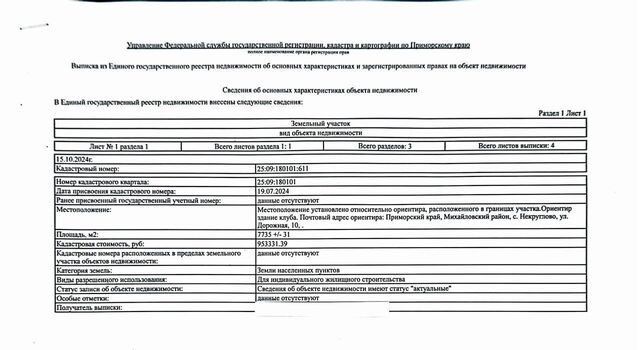 р-н Михайловский с Некруглово ул Дорожная 10 фото