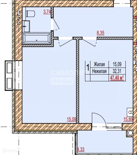 квартира г Лермонтов ул Алая 57 городской округ Лермонтов фото 1