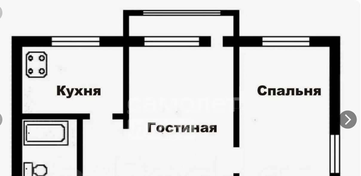 квартира г Липецк р-н Советский ул Московская 13 фото 2