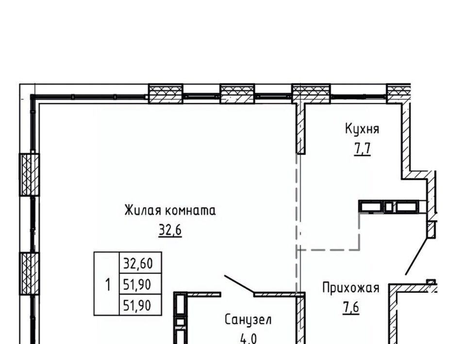 квартира г Владивосток р-н Первореченский ул Днепровская 25к/5 фото 1