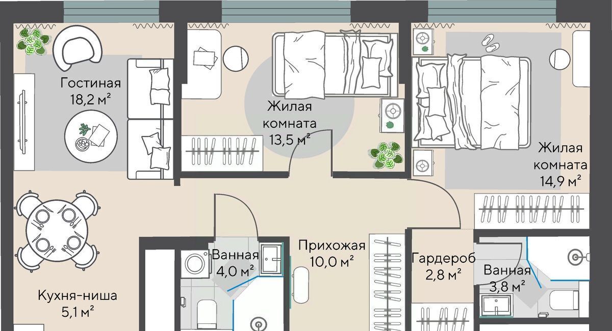 квартира г Екатеринбург Чкаловская ул Белинского 112/3 фото 1