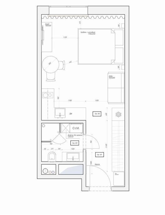 квартира г Москва метро Немчиновка ш Сколковское 40к/3 жилой квартал «Stellar City» Московская область фото 28