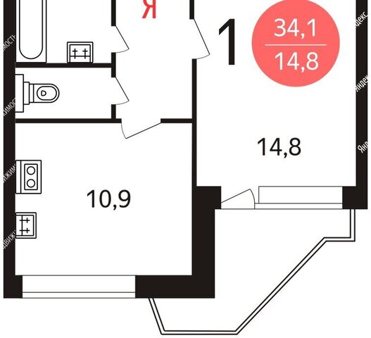 квартира метро Улица Скобелевская дом 23к/5 муниципальный округ Южное Бутово фото