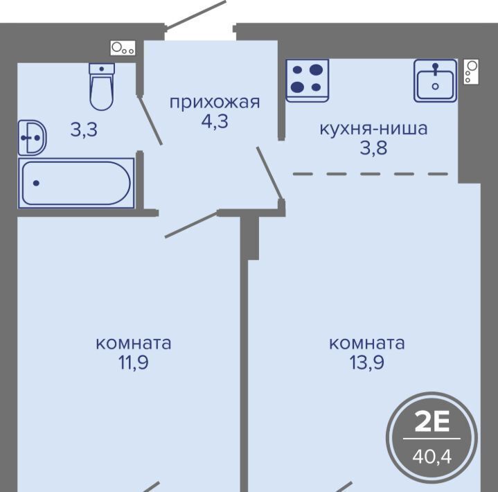 квартира г Пермь р-н Индустриальный ш Космонавтов 309ак/1 фото 1