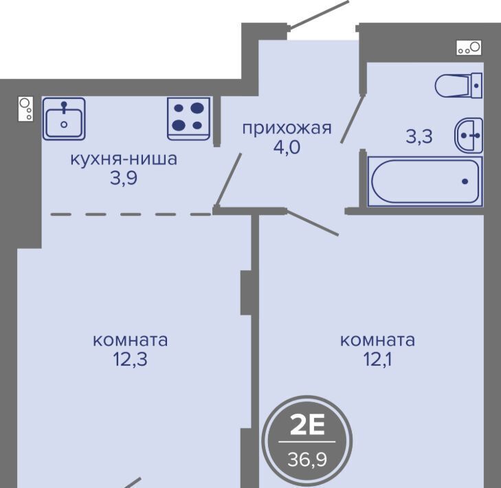квартира г Пермь р-н Индустриальный ш Космонавтов 309ак/1 фото 1