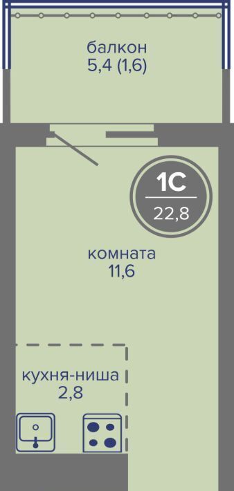 квартира г Пермь р-н Индустриальный ш Космонавтов 309ак/1 фото 1