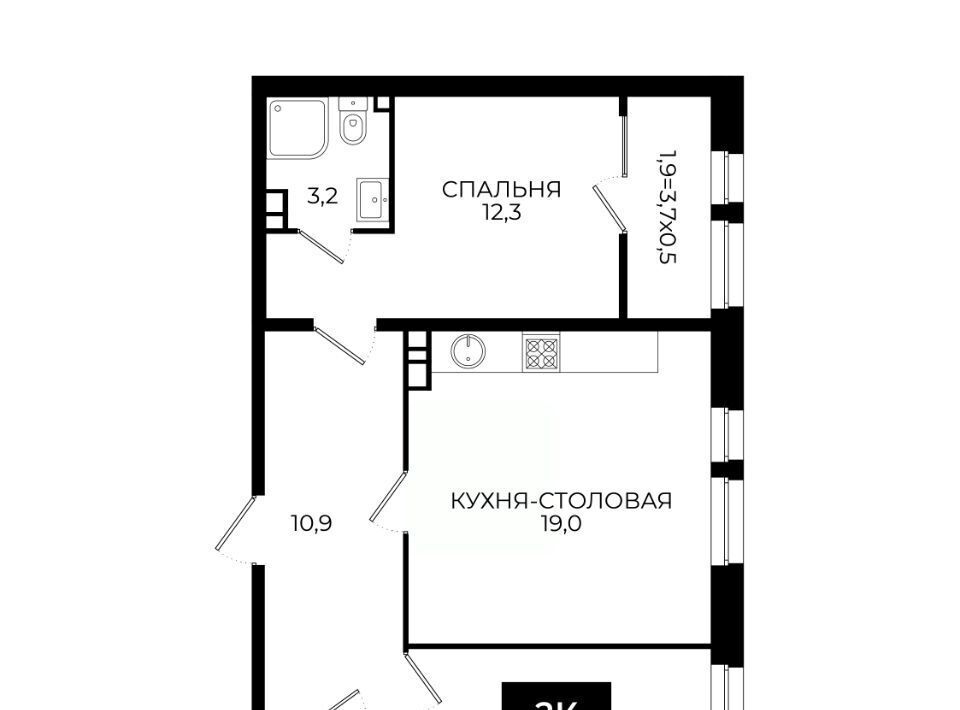 квартира г Ставрополь ул Южный обход 65к/1 фото 1