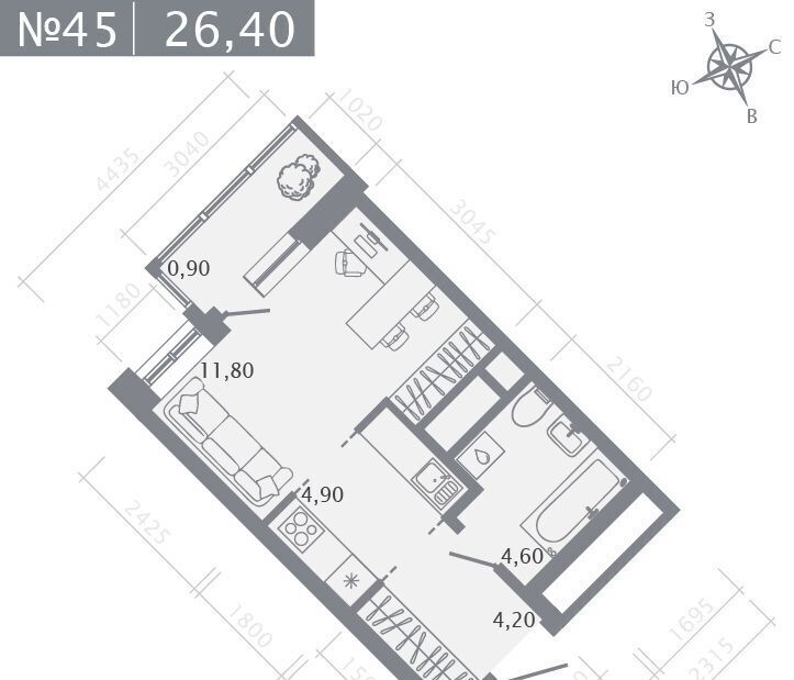квартира г Казань метро Горки р-н Советский ул Родины 27б фото 1